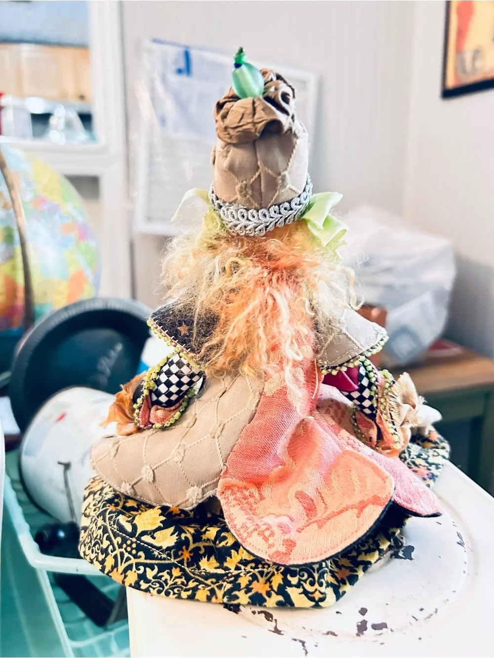 Vintage handmade art doll